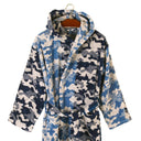 Carrara Claude Modern Cotton Hooded Bathrobe
