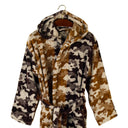 Carrara Claude Modern Cotton Hooded Bathrobe