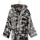 Carrara Claude Modern Cotton Hooded Bathrobe