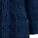 Trussardi Overlogo Modern Hooded Terry Bathrobe