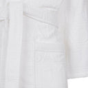 Trussardi Overlogo Modern Hooded Terry Bathrobe
