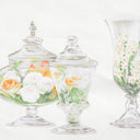 Mirabello Flower Vases Floral Cotton Sateen Tablecloth