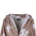 Carrara Vanessa Modern Hooded Terrycloth Bathrobe