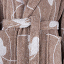 Carrara Vanessa Modern Hooded Terrycloth Bathrobe