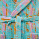 Carrara Glamour Modern Terry Hooded Bathrobe