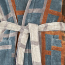 Carrara Barcelona Modern Hooded Terrycloth Bathrobe