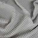 Grandecor Bellora Stone Solid Color Honeycomb Plaid Sofa Cover Furniture Throw