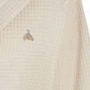 Bellora Bee Solid Color Hooded Waffle Weave Bathrobe
