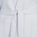 Bellora Bee Solid Color Hooded Waffle Weave Bathrobe