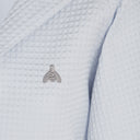 Bellora Bee Solid Color Hooded Waffle Weave Bathrobe