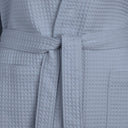 Bellora Bee Solid Color Hooded Waffle Weave Bathrobe