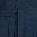 Bellora Bee Solid Color Hooded Waffle Weave Bathrobe