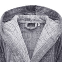 Carrara Modern Charm Hooded Terrycloth Bathrobe