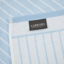 Carrara Modern Striped Terry Towel with Guest Towel