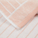 Carrara Modern Striped Terry Towel with Guest Towel