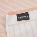 Carrara Modern Striped Terry Towel with Guest Towel