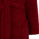 Hooded Terry Towelling Bathrobe Carrara Fyber New Fyber Solid Color