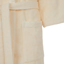 Hooded Terry Towelling Bathrobe Carrara Fyber New Fyber Solid Color