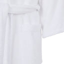 Hooded Terry Towelling Bathrobe Carrara Fyber New Fyber Solid Color