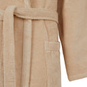 Hooded Terry Towelling Bathrobe Carrara Fyber New Fyber Solid Color