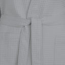Bellora Bee Solid Color Hooded Waffle Weave Bathrobe