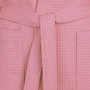 Bellora Bee Solid Color Hooded Waffle Weave Bathrobe