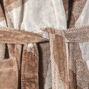 Carrara Washington Modern Hooded Terry Towel Bathrobe