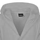 Carrara Fyber Stripes Modern Hooded Terry Bathrobe