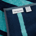 Trussardi Logo line Modern Terry Beach Towel