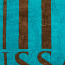 Trussardi Logo line Modern Terry Beach Towel