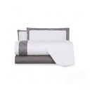 Mirabello Brera Palazzo joyous Solid Color Cotton Sateen Sheet Set