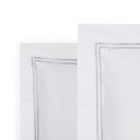 Mirabello Brera Palazzo Erici Solid Color Duvet Cover Set in Cotton Sateen