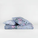 Mirabello Gardenia Dream Floral Cotton Sateen Duvet Cover Set