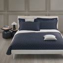 Trussardi Bowtie Geometric Cotton Sateen Duvet Cover Set