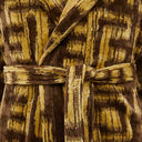 Carrara Gazi Modern Hooded Terrycloth Bathrobe