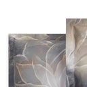Mirabello Abstract Flower Floral Duvet Cover Set in Cotton Sateen