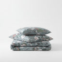Mirabello Forest Memory Floral Percale Luisiana Duvet Cover with Pillowcases