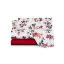 Mirabello Wild Orchid Modern Percale Sheet Set