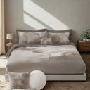 Carrara Storm Modern Percale Duvet Cover with Pillowcases