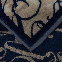 Guest Towel with Modern Philipp Plein Script in Terry Cloth