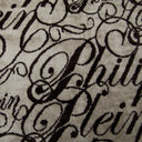 Guest Towel with Modern Philipp Plein Script in Terry Cloth