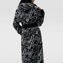 Philipp Plein Modern Script Hooded Terry Bathrobe