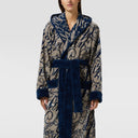 Philipp Plein Modern Script Hooded Terry Bathrobe