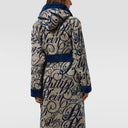 Philipp Plein Modern Script Hooded Terry Bathrobe