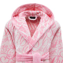 Philipp Plein Modern Script Hooded Terry Bathrobe