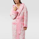 Philipp Plein Modern Script Hooded Terry Bathrobe