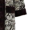 Philipp Plein Modern Script Hooded Terry Bathrobe