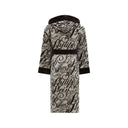 Philipp Plein Modern Script Hooded Terry Bathrobe