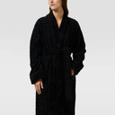Philipp Plein Hexagon Modern Terry Hooded Bathrobe