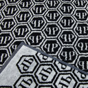 Philipp Plein Modern Pattern Terry Bath Towel